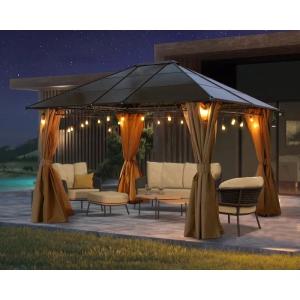 Wholesale Gazebo Waterproof Stable Gazebo with Side Panels Hardtop from china suppliers