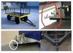 Strong Electric Platform Truck 3 Ton Loading Capacity 10# channel steel Material