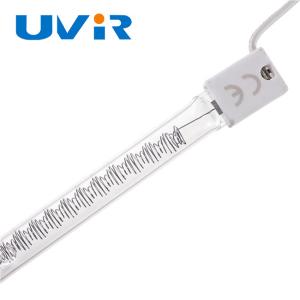 Wholesale OEM/ODM Medium Wave Quartz Infrared Lamps Ceramic white Reflector from china suppliers