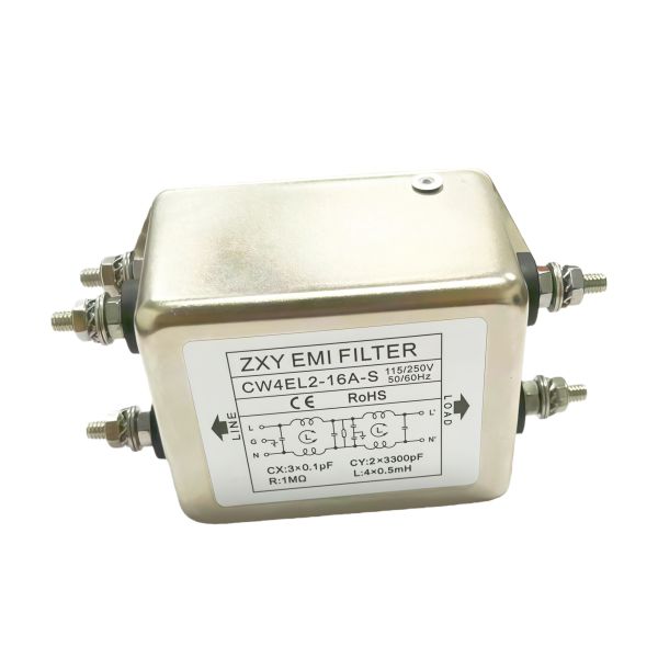 115/250V High Performance Filter CW4EL2-16A-S Bolt Purification Power EMI Filter