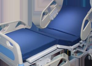 Wholesale 2200mm 950mm Adjustable Electric Hospital ICU Bed in ABS Blue White For Home Use from china suppliers