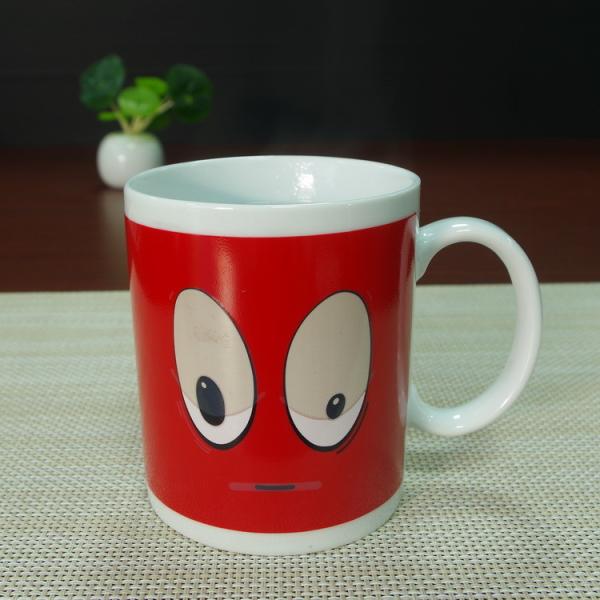 Red Wake Up Mug Mug Changing Color With Heat Custom Novelty Gift