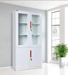 White School Steel File Cabinets , OEM Metal Filing Cabinet With Lock