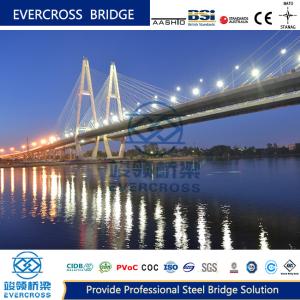 Wholesale Stability Cable Stayed Bridges Highway Easy To Cantilever Construction from china suppliers
