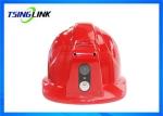 Large Battery HD Camera 4G Wireless Device Intelligent Safety Helmet For Railway