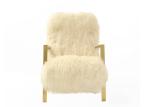 Custom Made Luxury Long Hair Real Mongolian Fur Plate Cover For Armchair