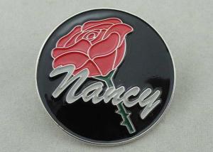 Wholesale Soft 1.5 inch Brass Nancy Enamel Lapel Pin With Nickel Plating from china suppliers