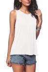 Plain Style Womens Racerback Tank Tops , Plus Size Racerback Tank Solid Color