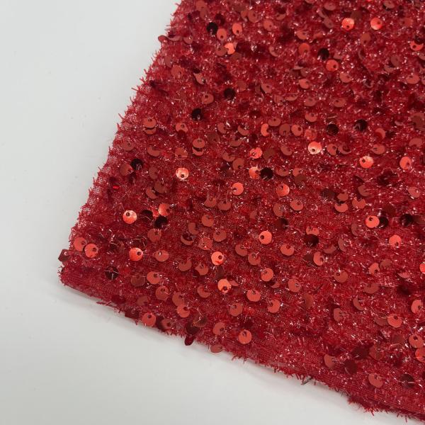 Wholesale Shiny Garment Mesh Sequins Embroidery Fabric M18-001 from china suppliers