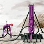 Hydraulic Rotary Borehole Portable Drilling Rig Mining Machine 50m Deep Rock