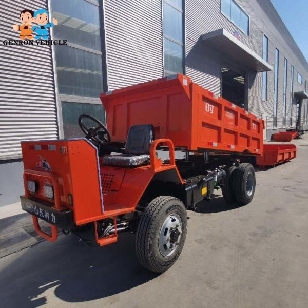 5 Tons 4x4 Mini Underground Mining Dump Truck Dumpper And Tipper 2.2 Cubic