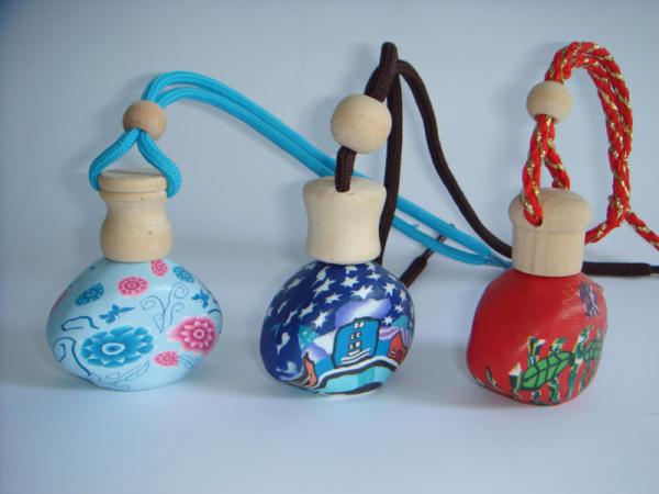 13ml polymer clay perfume bottle,2014 hot selling item for car,home,office