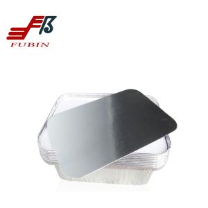 Wholesale Eco - Friendly Aluminum Foil Paper Lids Fast Food Packing Rectangular from china suppliers