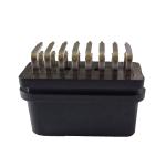 Nickel Plating OBD Car Connector Bent Pin Female For Diagnostic