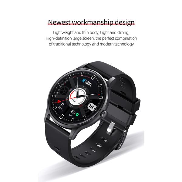 Waterproof IP67 Round Smart Watch With Multiple Messages Push