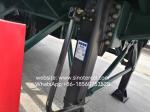 3 Axles Dumping Tipper Semi Trailer 20-50CBM Front Lifting Hydraulic For Sand