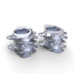 PM HIP SME Mixing Screw Elements Extruder Elements For Petrochemical Factory