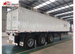 Hydraulic Wing Van Platform Semi Trailer Container Delivery With Tail Retractabl