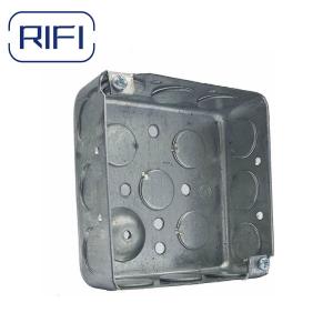 Wholesale Drawn Galvanized Steel Junction Box 4 Inch Decorative Electrical 4x4 EMT Box from china suppliers