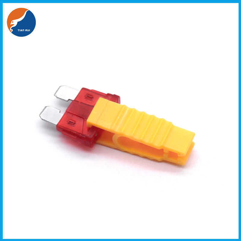 Car Automobile Fuse Clips Tools Fuse Puller Yellow Tool Medium ATY ATC Sandard Blade Fuse Extractor