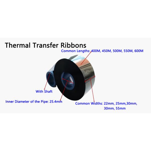 High Precision Thermal Transfer Resin Ribbon Long Lasting Smooth Operation