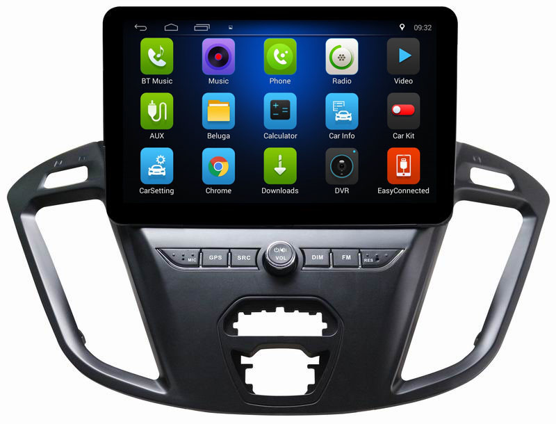 Ouchuangbo car audio gps multi media android 8.1 stereo for Ford transit 2017 support wifi USB SWC 4 Core CPU