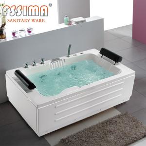 Wholesale 2 Person Indoor Whirlpool Hot Tub Spa Hydrotherapy Massage Bathtub 1750mm from china suppliers