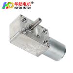 Hofon 32mm large torque brushed reductor motor 12v DC micro Worm Gear Motor with