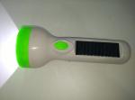 BN-4158S Electric Solar Power Rechargeable Green Head White Body Plastic LED