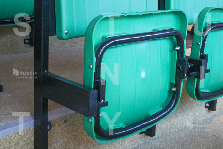 Auto Tip-Up PP Plastic Riser Mounted Foldable Stadium Seats