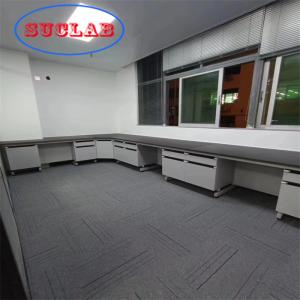 Wholesale Chemical Resistant Epoxy Resin Chemistry Lab Workbench Design C Frame Assembly Fire Resistant Safety Features from china suppliers
