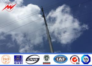Wholesale Medium Voltage Hot Dip Galvanized Steel Utility Pole With 30000m Aluminum Conductor from china suppliers