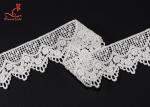 Exquisite 4.8cm Wide Cotton Lace Trim For Home Textiles