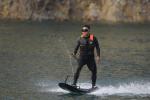 19kg Jet Surfboard with Strong Endurance and Full Carbon Fiber in Black/Red