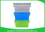 60 Litre Plastic Attached Lid Containers / Lidded Plastic Storage Box