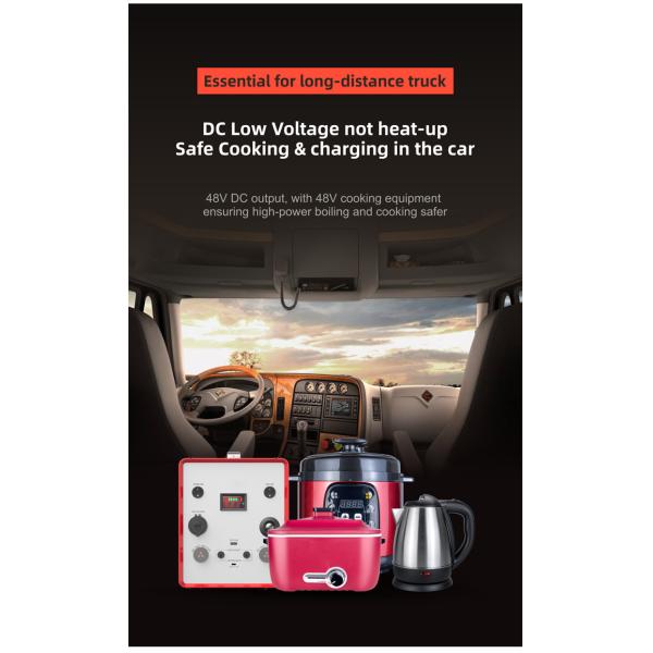 Portable Solar Generator 2000W 48V Lithium Camping Battery Pack