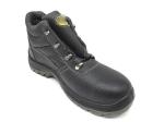 Natural Rubber Outsole Leather Work Boots , Office Safety Shoes Metal Steel