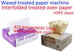 Interfolded Paper Folding Machine For Wax Paper Oven Baking Paper Nonstick