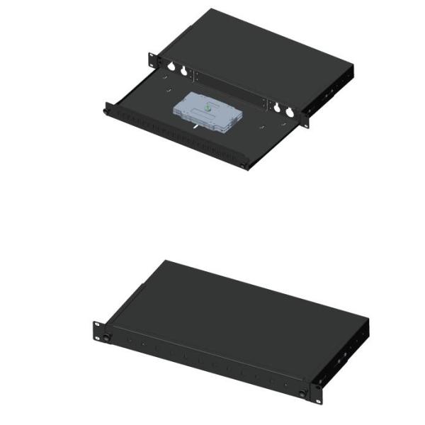 Rack Mount Splicing Fiber Optic Patch Panel Termination Box 12-48 Core SC/FC/ST/LC