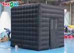 Oxford Cloth LED Inflatable Photo Booth Double Middle Door Camera Booths