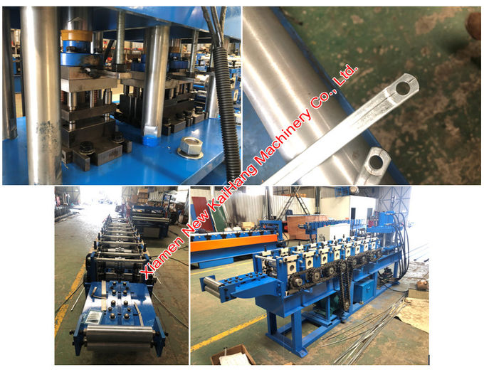PLC Control 1.5mm Window Frame Cold Roll Former With Punch