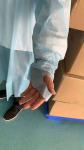 Waterproof Single PE Coating Cheap Price Civil used Isolation Gowns