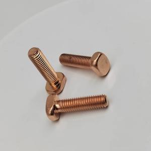 Wholesale Square Head Red Copper Screws Mechanical Teeth Screws For Golf Carts from china suppliers