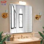 Customized Size Black Iron House Decor Frame Mirror for Bathroom Wall Hanging