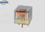 Transparent 4 Teminals 12v 40 Amp Waterproof Relay White Baseboard Included