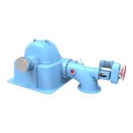 Hydropower Turgo Turbine Generator With Stainless Steel Runner High Efficiency