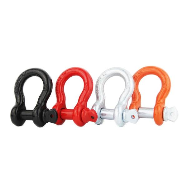 Forged Alloy Steel Bow Type Shackle Heavy Duty Galvanized Surface