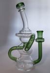Hookah Shisha Glass Recycler Bong 9 Inch Smoking 14.4mm Joint