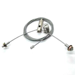 Wholesale Adjustable Aircraft Cable Suspension Gripper Stainless Wire Rope For Lighting from china suppliers