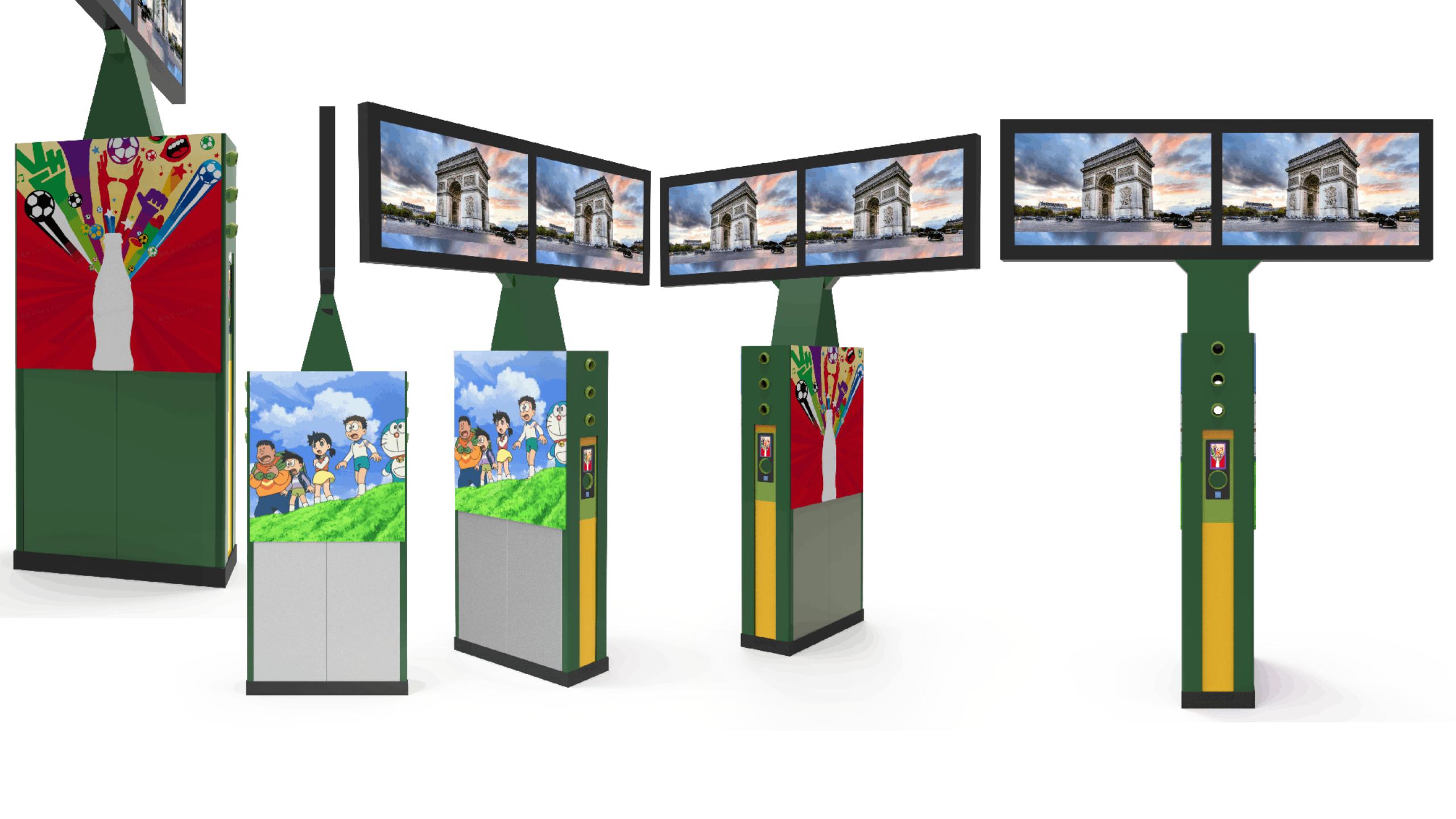 Commercial Supermarket Blade Type Multi-Screen Recycling Machine
